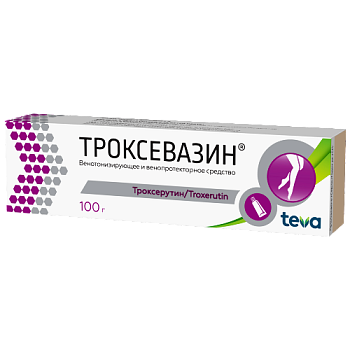 Троксевазин гель для нар. прим. 2 % 100 г Троксевазин гель для нар. прим. 2 % 100 г