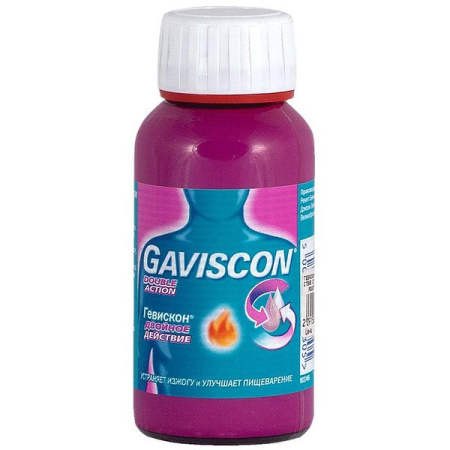 Гевискон Двойное действие сусп. для приема внутрь мята 150 мл