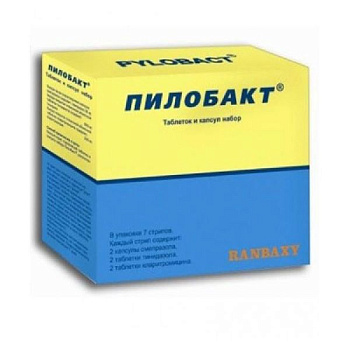 Пилобакт табл. и капс. набор № 42