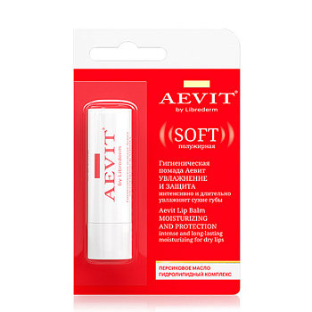 Либридерм Аевит Помада гигиен. увлажнение и защита 4 г