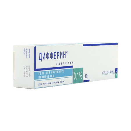 Дифферин гель для нар. прим. 0.1% 30 г