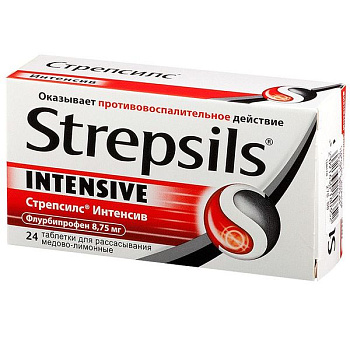 Стрепсилс Интенсив табл. для расс. 8.75 мг № 24 медово-лимонный
