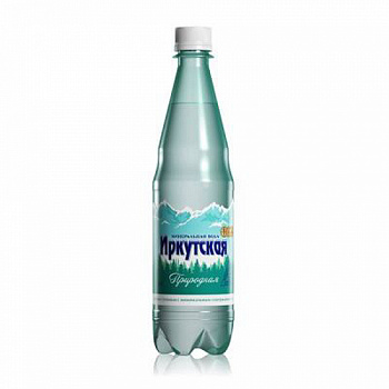 Вода мин. Иркутская лечебно-столовая слабо-газ. 0.6 л