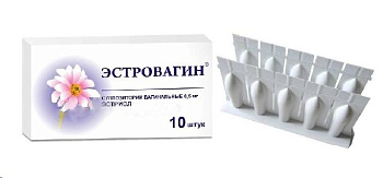 Эстровагин супп. ваг. 0.5 мг № 10