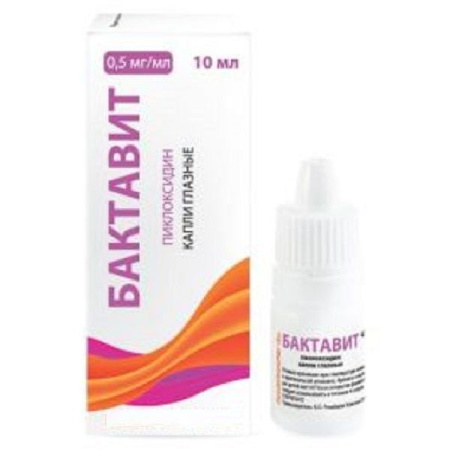 Бактавит капли глазн. 0.5 мг/мл 10 мл 
