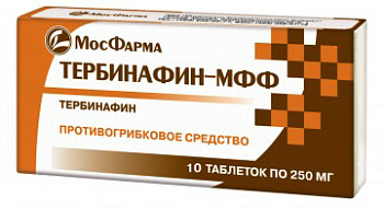 Тербинафин-МФФ табл. 250 мг № 10