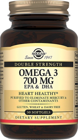 Двойная омега 3 700 мг ЭПК и ДГК капс. 1730 мг № 30 БАД