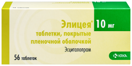 Элицея табл. п.п.о. 10 мг № 56