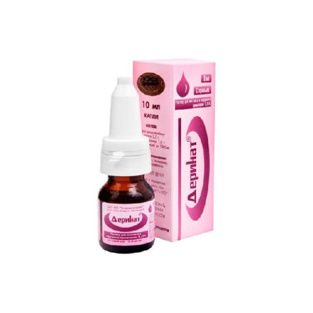 Деринат р-р для местн. и нар. прим.  0.25 % 10 мл с насадкой-распылителем