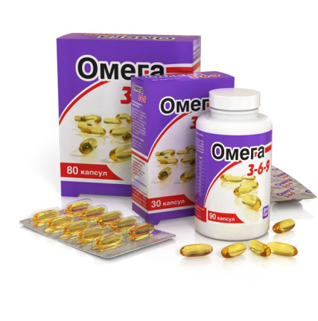 Омега 3-6-9 капс. 1600 мг № 30 БАД