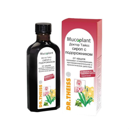 Доктор Тайсс Сироп с подорожником 250 мл