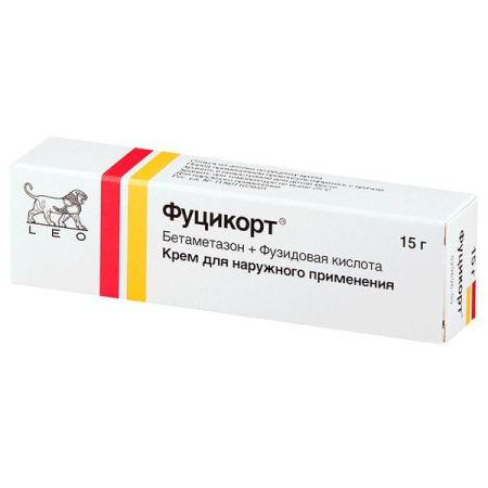 Фуцикорт крем для нар. прим. 15 г Фуцикорт крем для нар. прим. 15 г