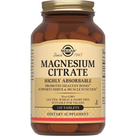 Солгар Цитрат магния табл. 1540 мг №120 БАД
