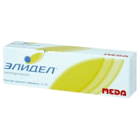 Элидел крем для нар. прим. 1 % 15 г Элидел крем для нар. прим. 1 % 15 г