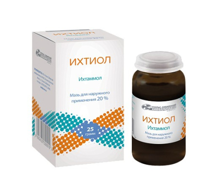 Ихтиол мазь для нар. прим. 20 % 25 г