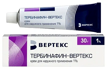 Тербинафин-Вертекс крем для нар. прим. 1% 30 г