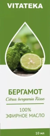 Масло эфирное бергамот Витатека 10 мл