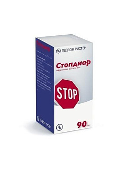Стопдиар сусп. для приема внутрь 220 мг/5 мл 90 мл