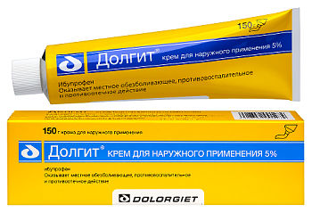 Долгит крем для нар. прим. 5 % 150 г Долгит крем для нар. прим. 5 % 150 г