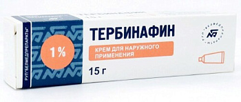 Тербинафин крем для нар. прим. 1 % 15 г