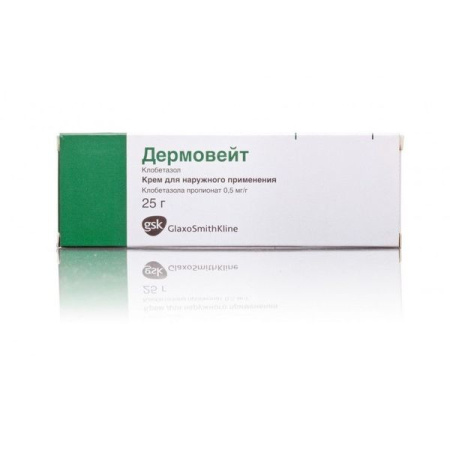Дермовейт крем для нар. прим. 0.05 % 25 г Дермовейт крем для нар. прим. 0.05 % 25 г