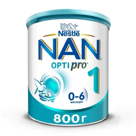 Смесь молочная НАН-1 Оптипро с олигосахаридами 2FL  800 г 0-6 мес