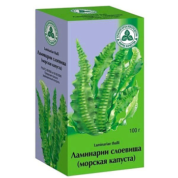 Ламинарии слоевища Морская капуста 100 г