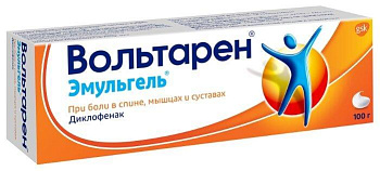 Вольтарен Эмульгель гель для нар. прим. 2 % 100 г Вольтарен Эмульгель гель для нар. прим. 2 % 100 г
