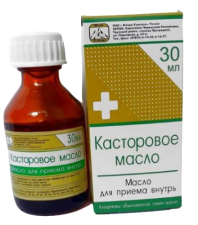 Касторовое масло для приема внутрь 30 мл