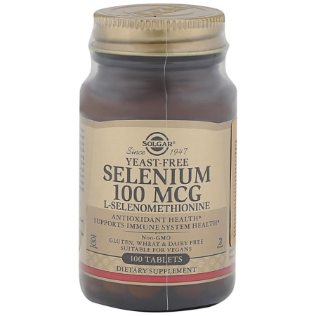Солгар Селен 100 мкг табл. 457 мг № 100 БАД