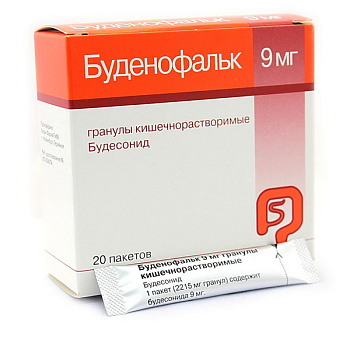 Буденофальк гран. кш/раств. 9 мг пакеты 2215 мг № 20
