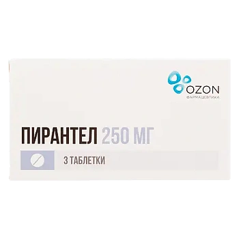 Пирантел табл. 250 мг № 3