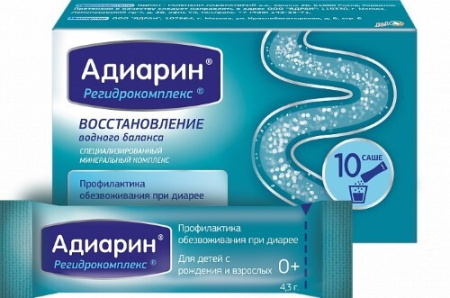 Адиарин регидрокомплекс спец продукт диет леч пит. для детей и взрослых саше № 10