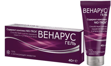 Венарус гель косметический с охлаждающим эффектом 40 г