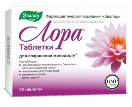 Лора табл. п.о. 1.2г № 30 БАД